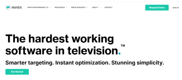 Mountain homepage