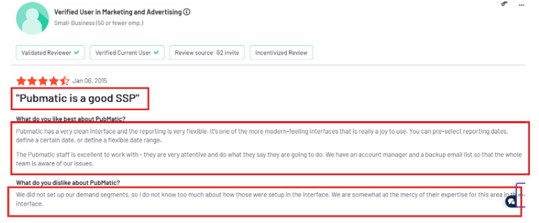 PubMatic Reviews on G2