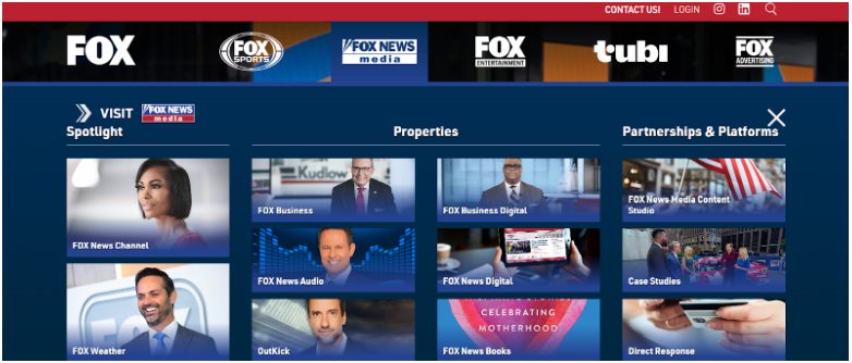 Fox news advertising