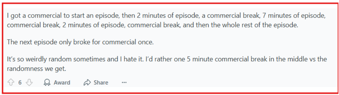 user review of Hulu