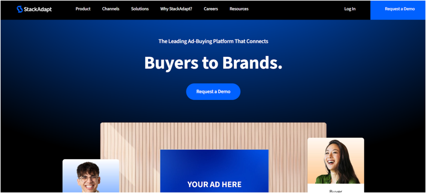 StackAdapt homepage