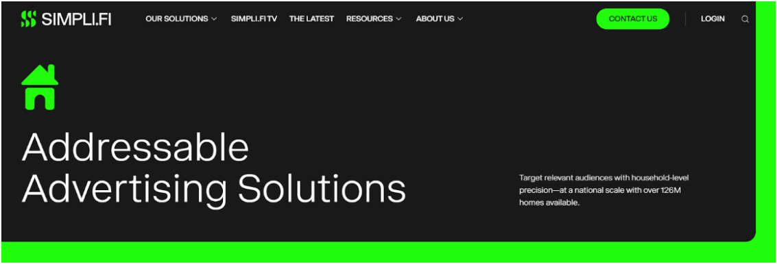 Simpli.fi homepage