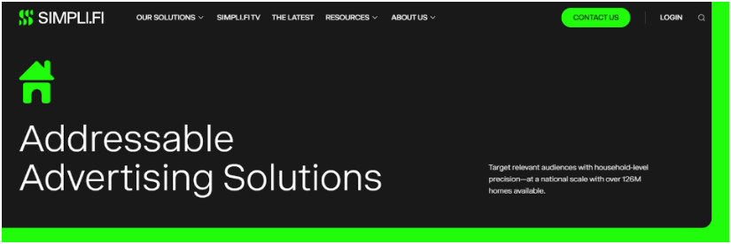 Simpli.fi homepage