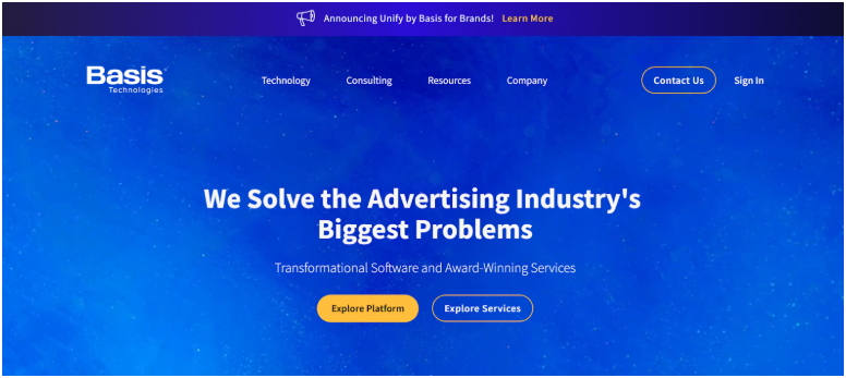 Basis Homepage