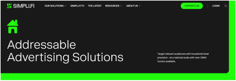 Simpli.fi homepage