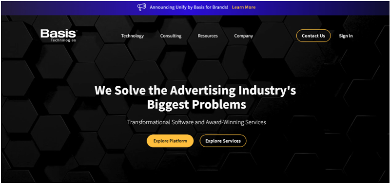 Basis homepage