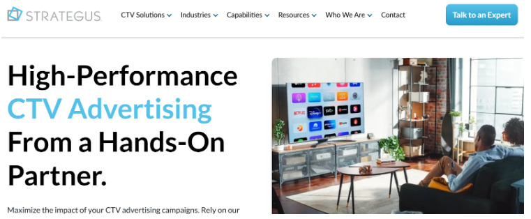 Strategus homepage 