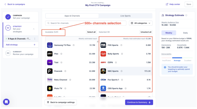 Vibe.co apps and channels