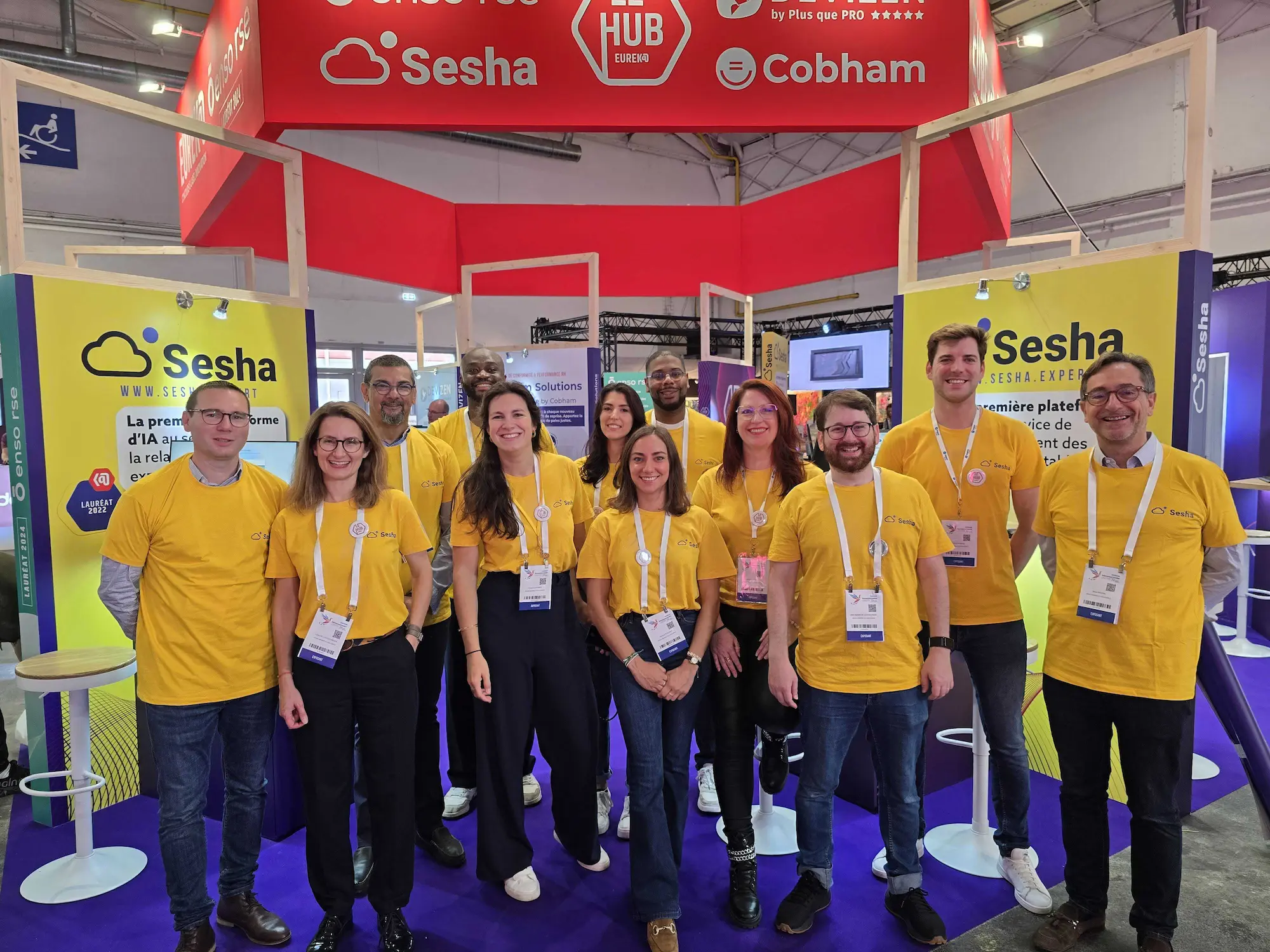 L'équipe Sesha réunie pour le Congrès National de l'Ordre des Experts-Comptables à Marseille en 2024