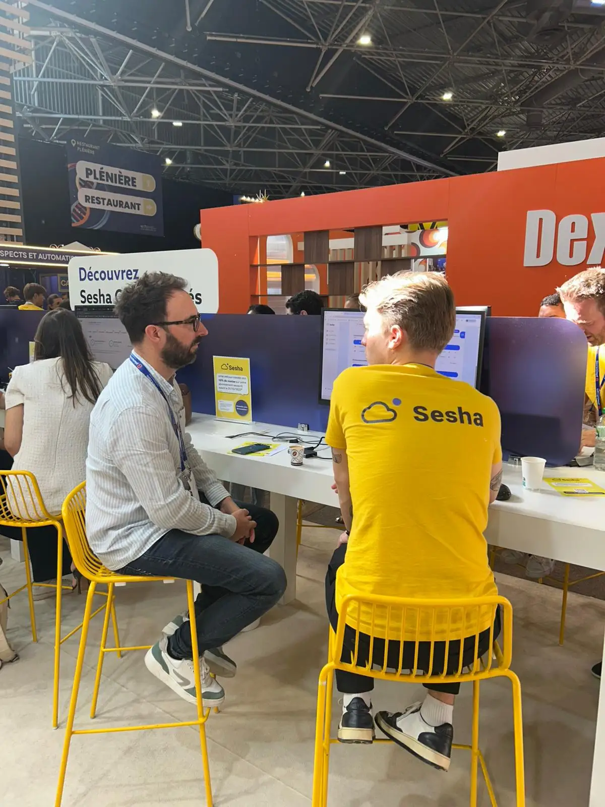 Sesha au service de la relation client des experts-comptables lors d’une démonstration personnalisée