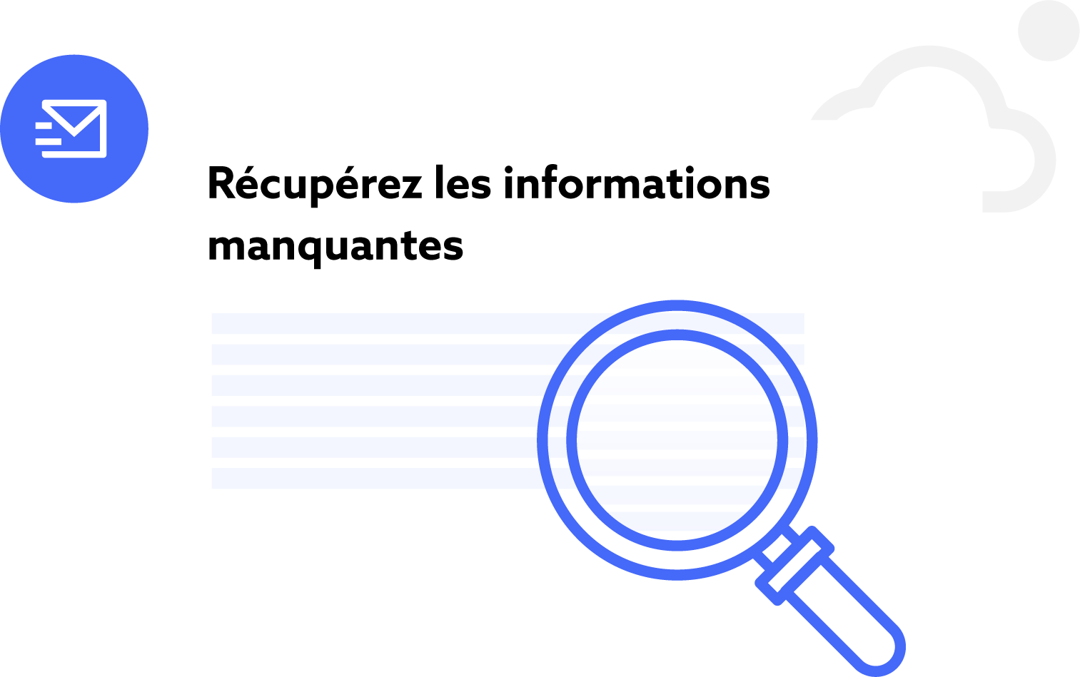Module Collecte : récupérez automatiquement les informations manquantes grâce aux relances par email