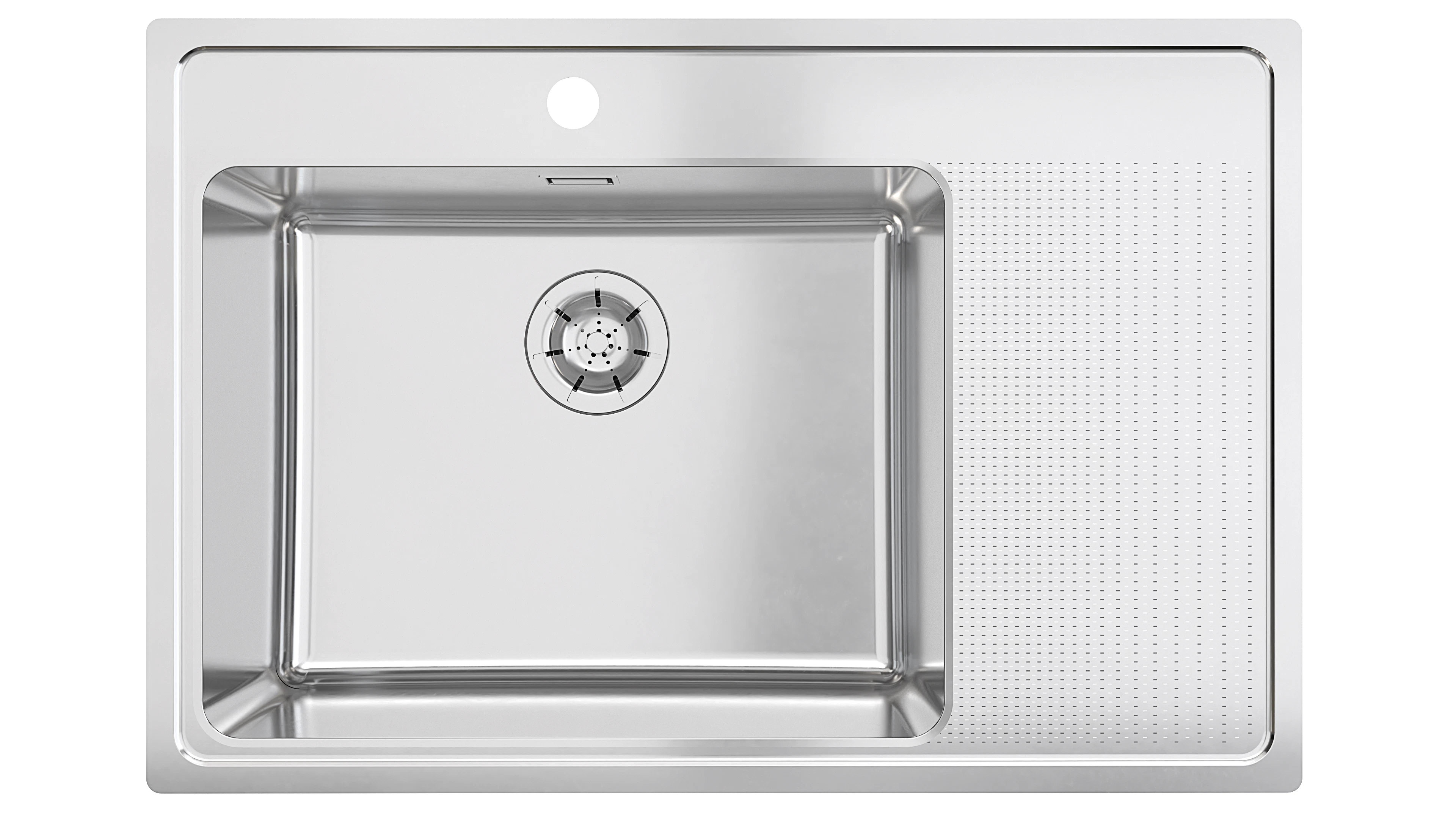 Diskbänk i rostfritt stål