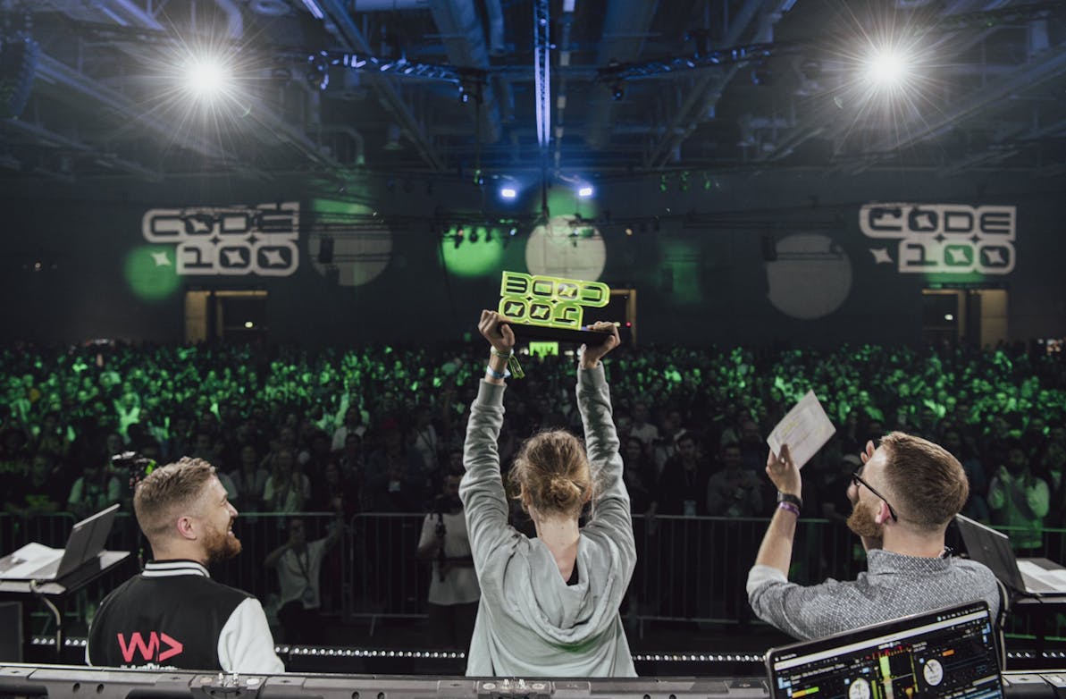 Winner of the CODE100 Felix Wotschofsky
