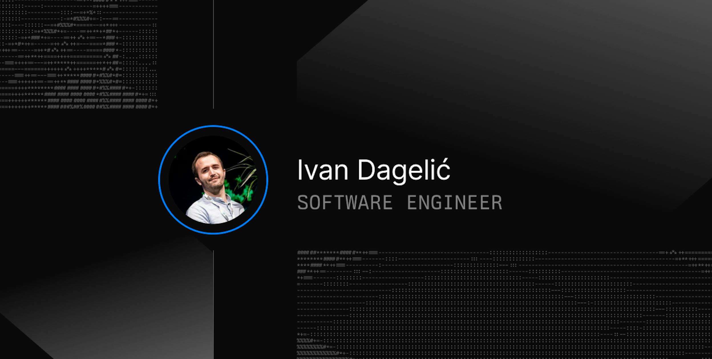 Meet Ivan Dagelić, Our Software Engineer and CLI Wizard