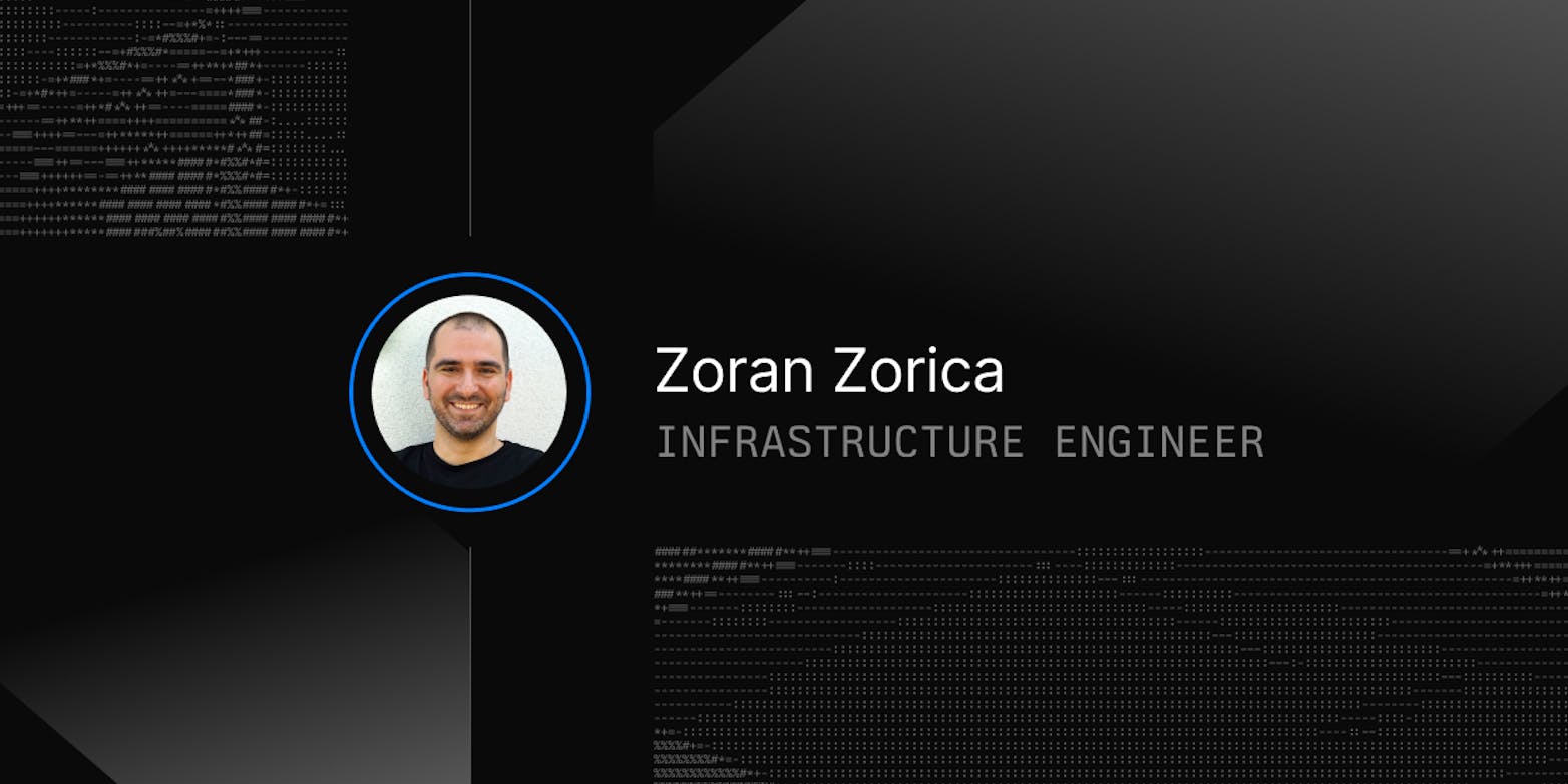 Meet Zoran Zorica, Our Infrastructure Engineer