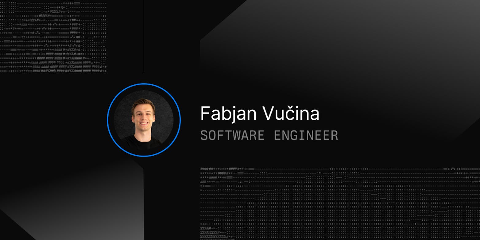 Meet Fabjan Vučina, Our Software Engineer