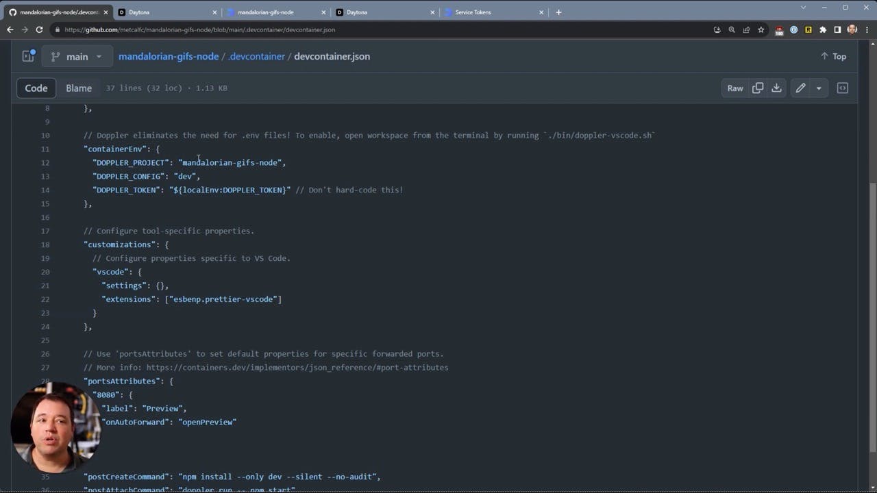 Devcontainer setup