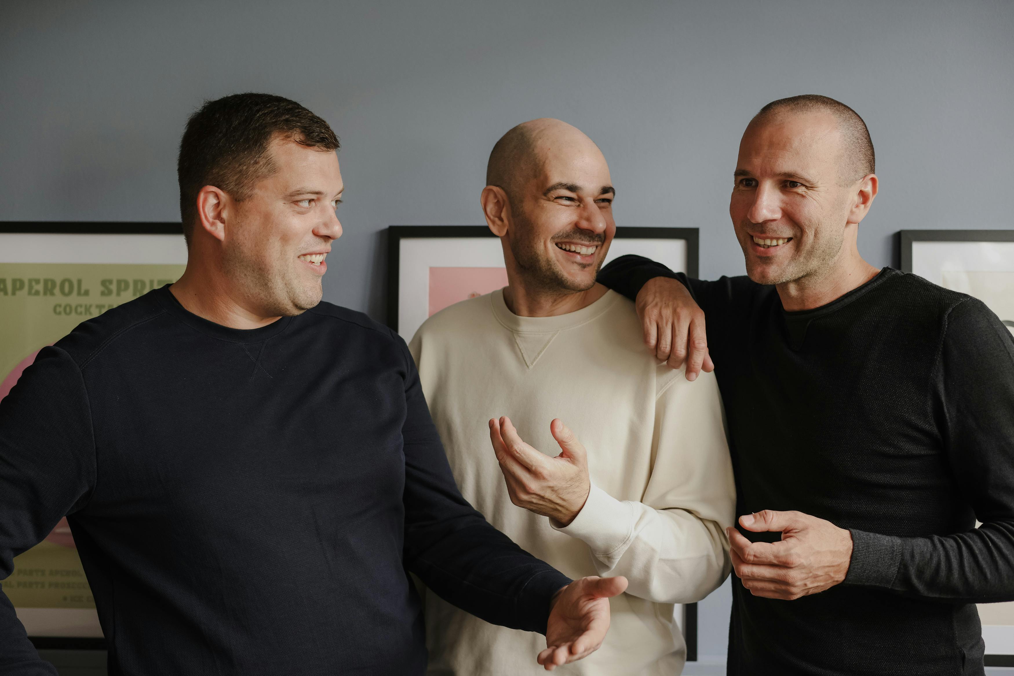 Daytona CEO Ivan Burazin flanked by Chief Architect Goran Draganic (left) and Vedran Jukic (CTO)