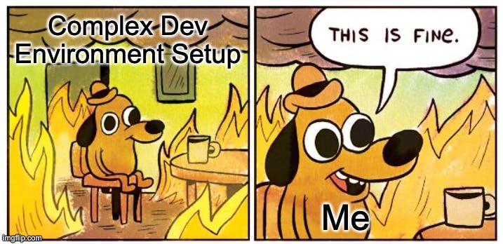 This is fine meme