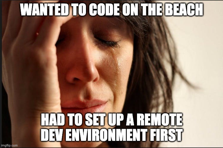 Meme on remote dev env setup