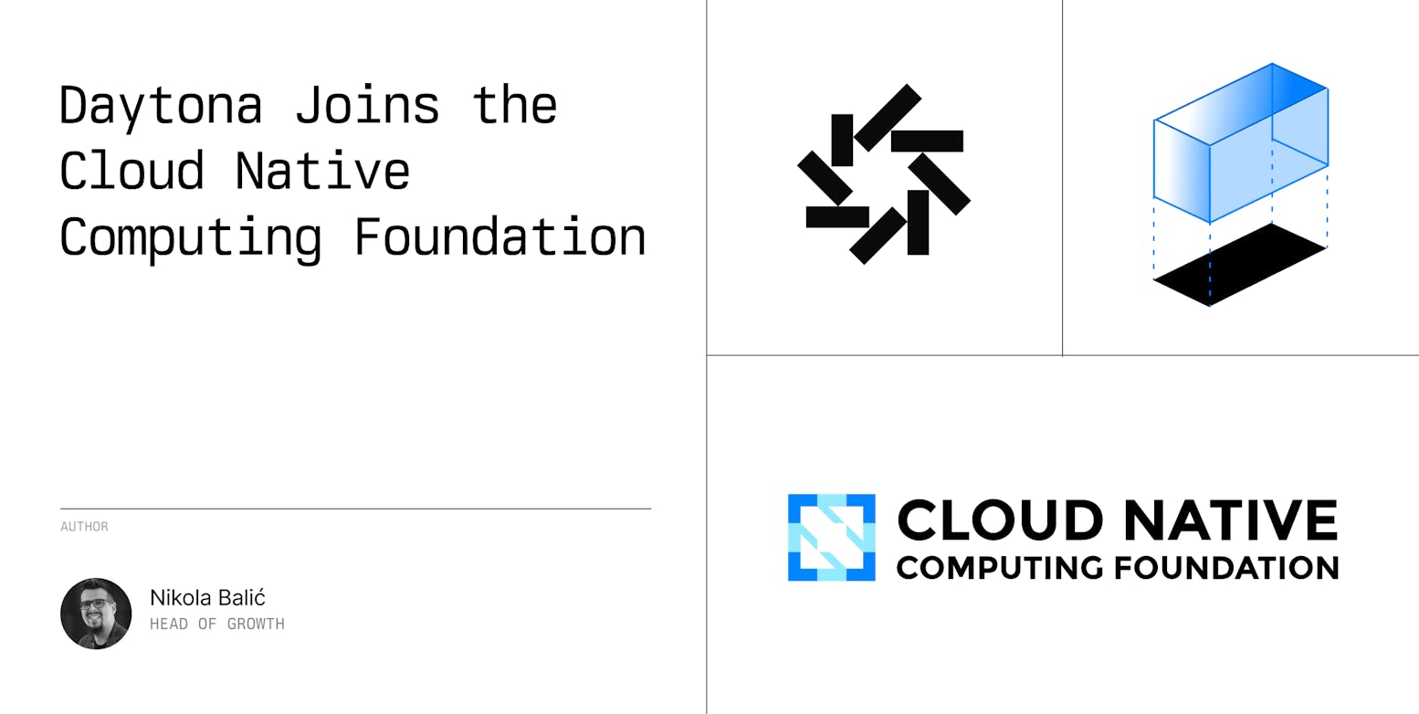 Daytona Joins the Cloud Native Computing Foundation