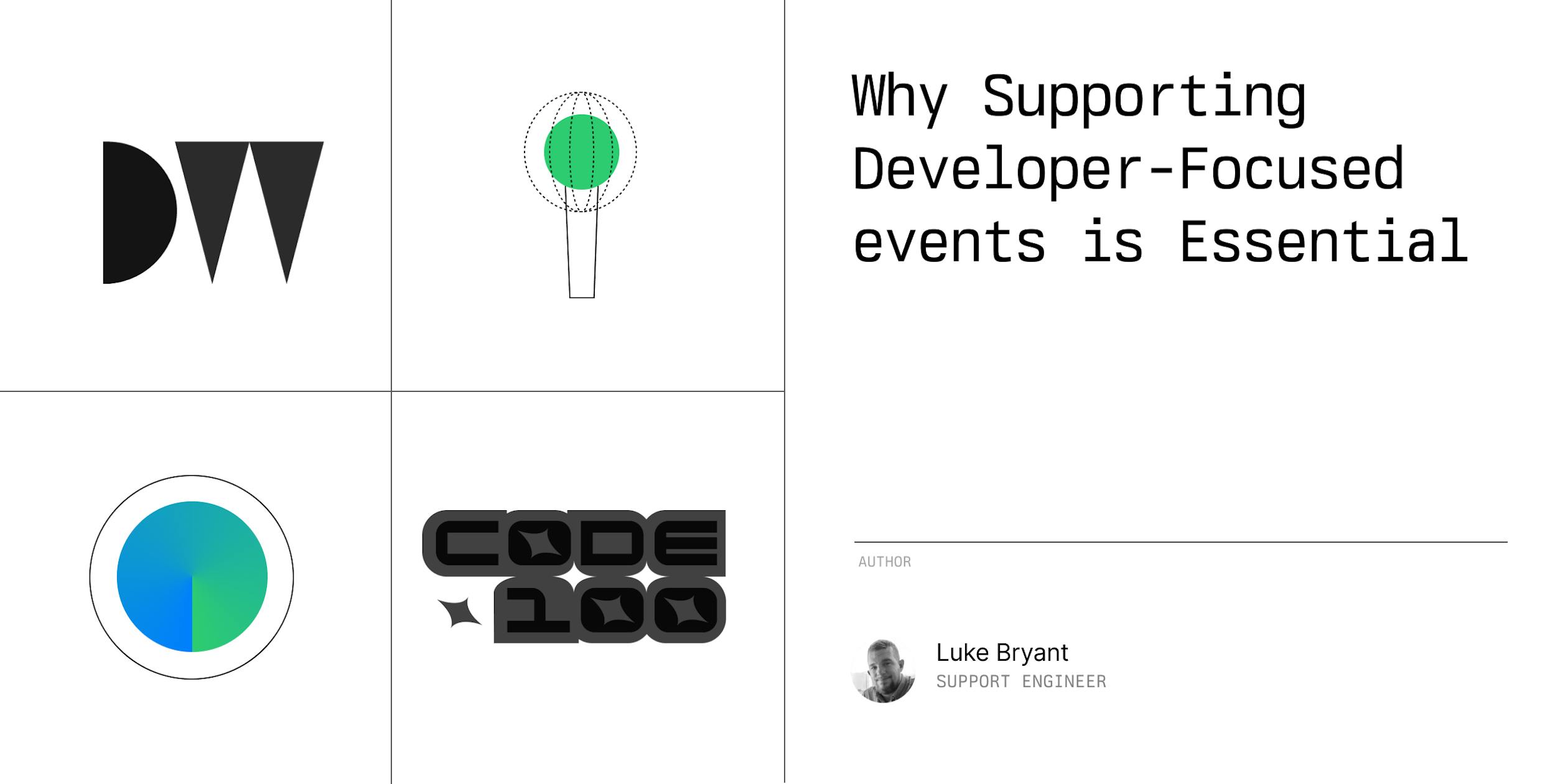 Why Supporting Developer-Focused events is Essential