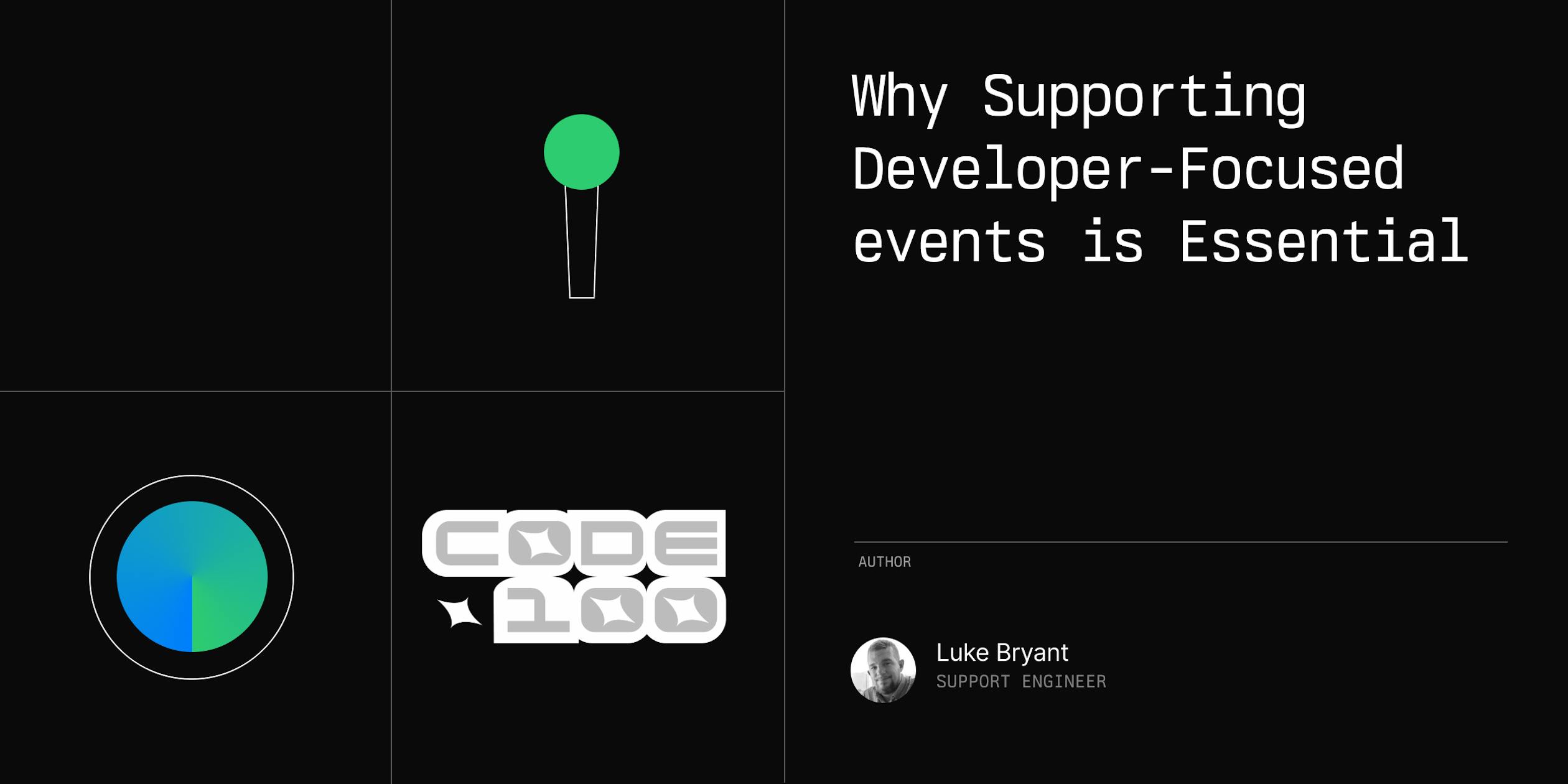 Why Supporting Developer-Focused events is Essential