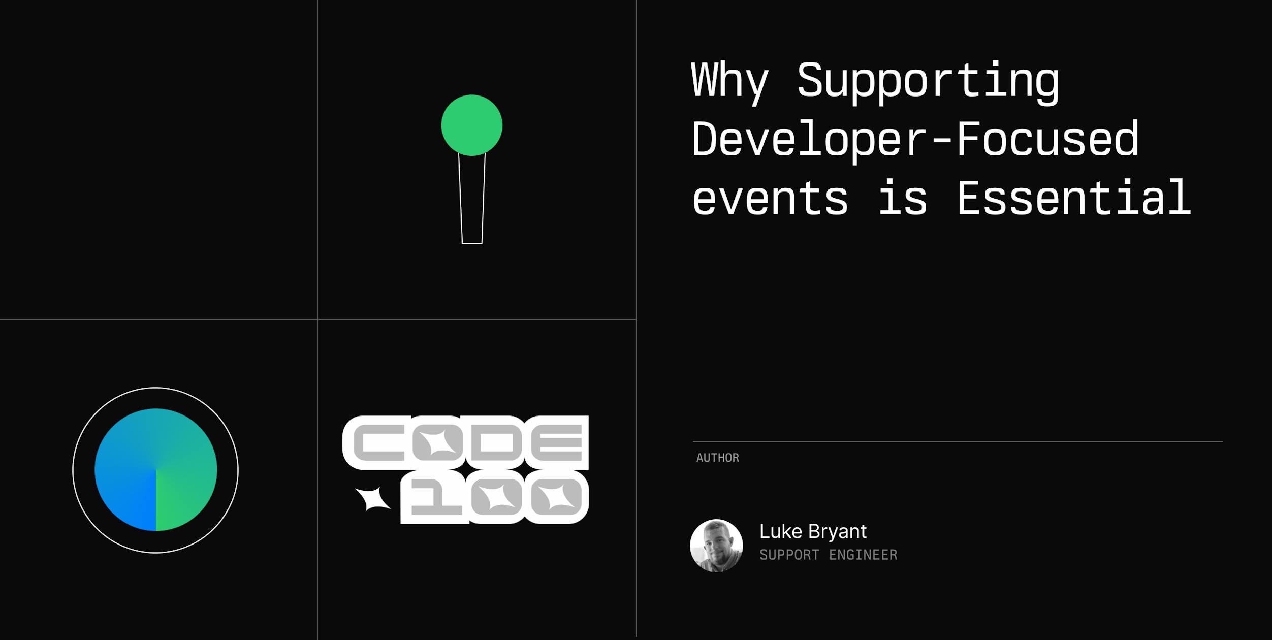 Why Supporting Developer-Focused events is Essential