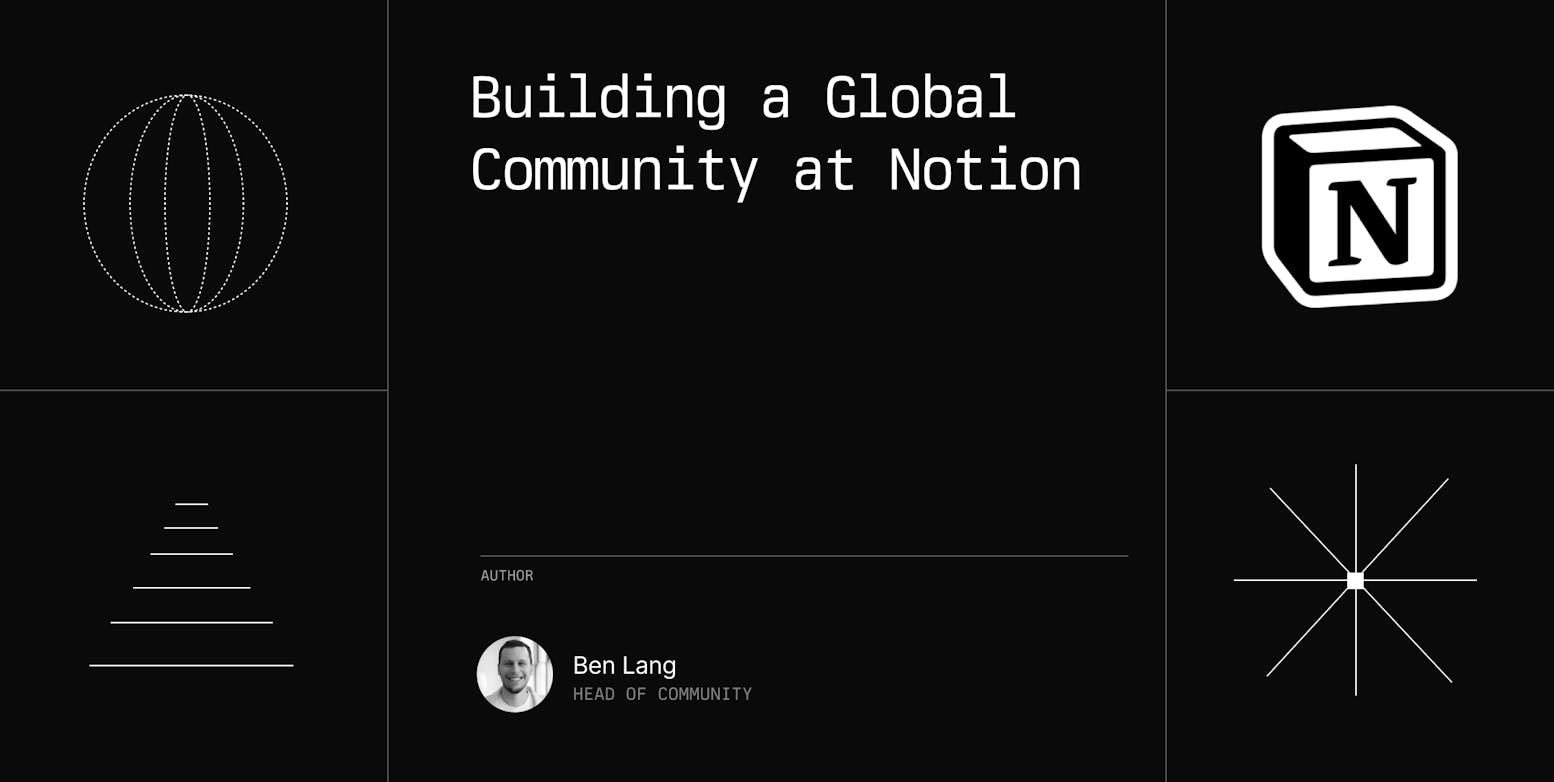 Building a Global Community at Notion