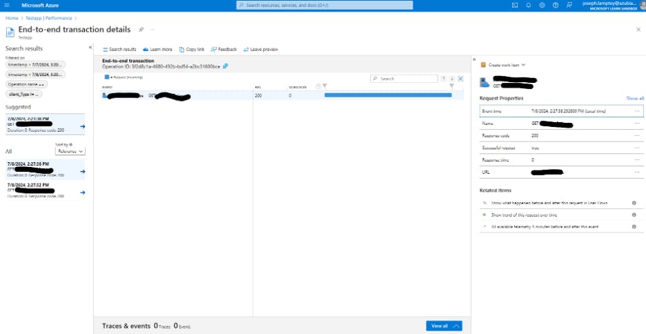 Real-Time Analytics and metrics in Azure AppInsights