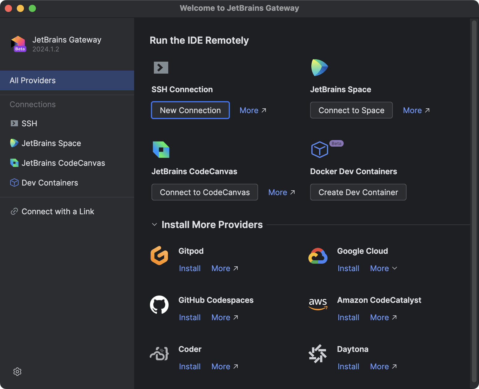 JetBrains Gateway