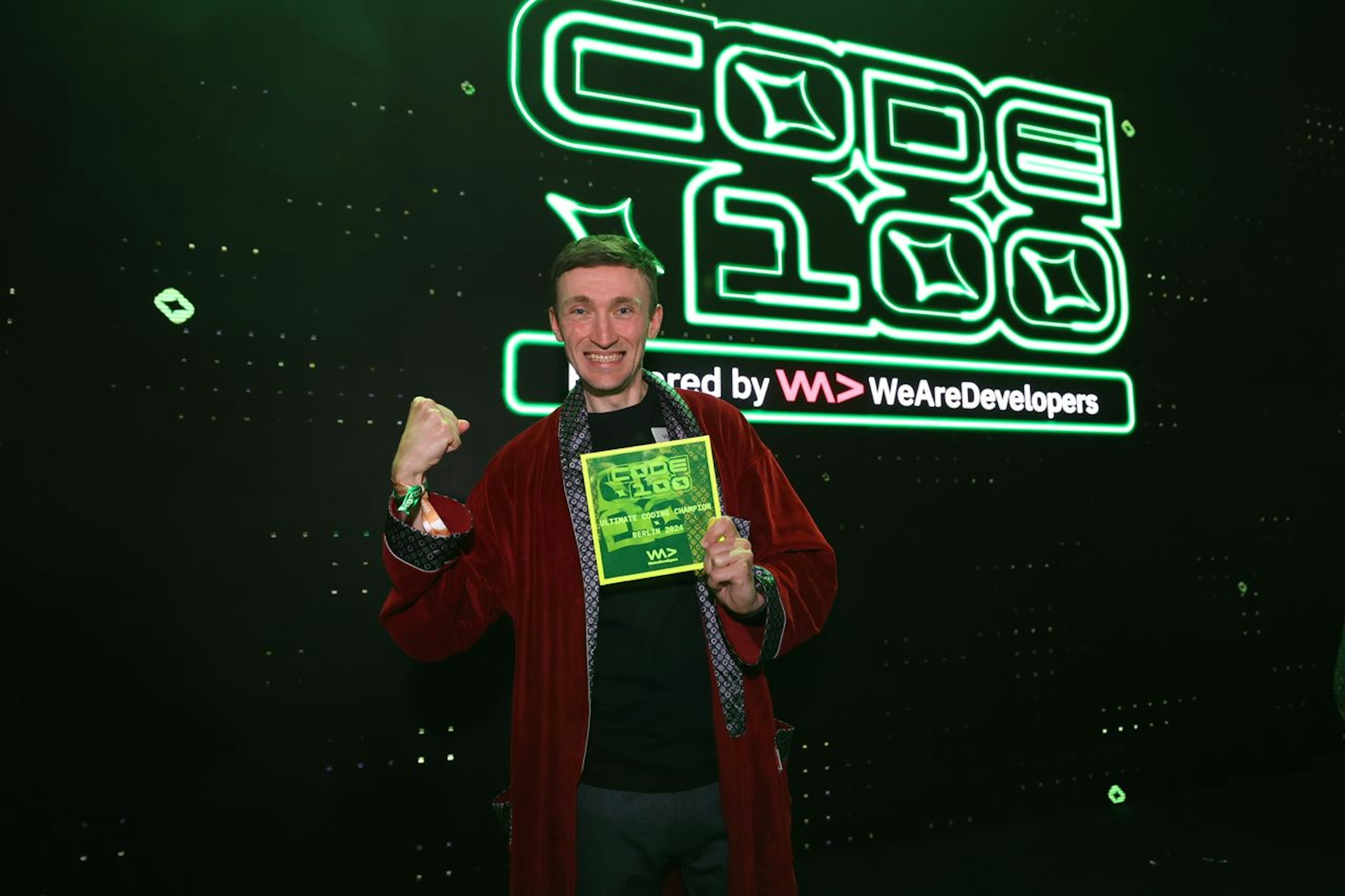 CODE100 Berlin Champion Vladyslav Krasnolutskyi, photo by Ivana Spiridonovic