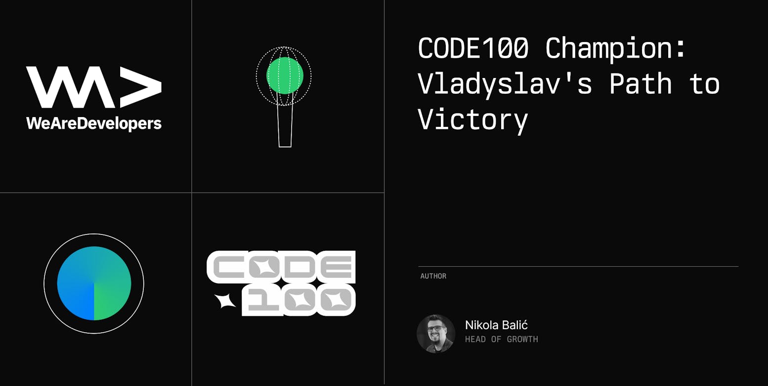 CODE100 Champion: Vladyslav's Path to Victory