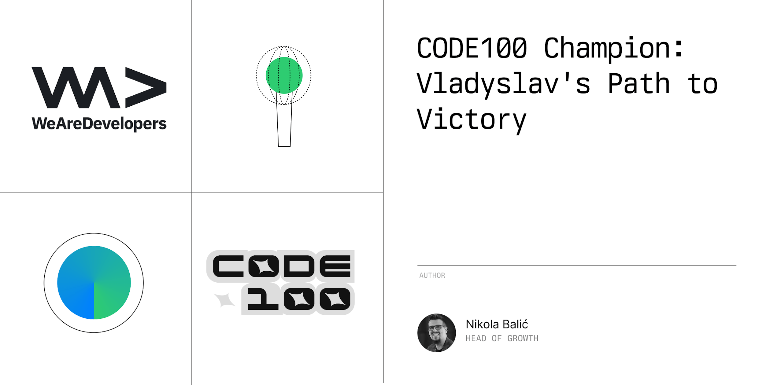 CODE100 Champion: Vladyslav's Path to Victory