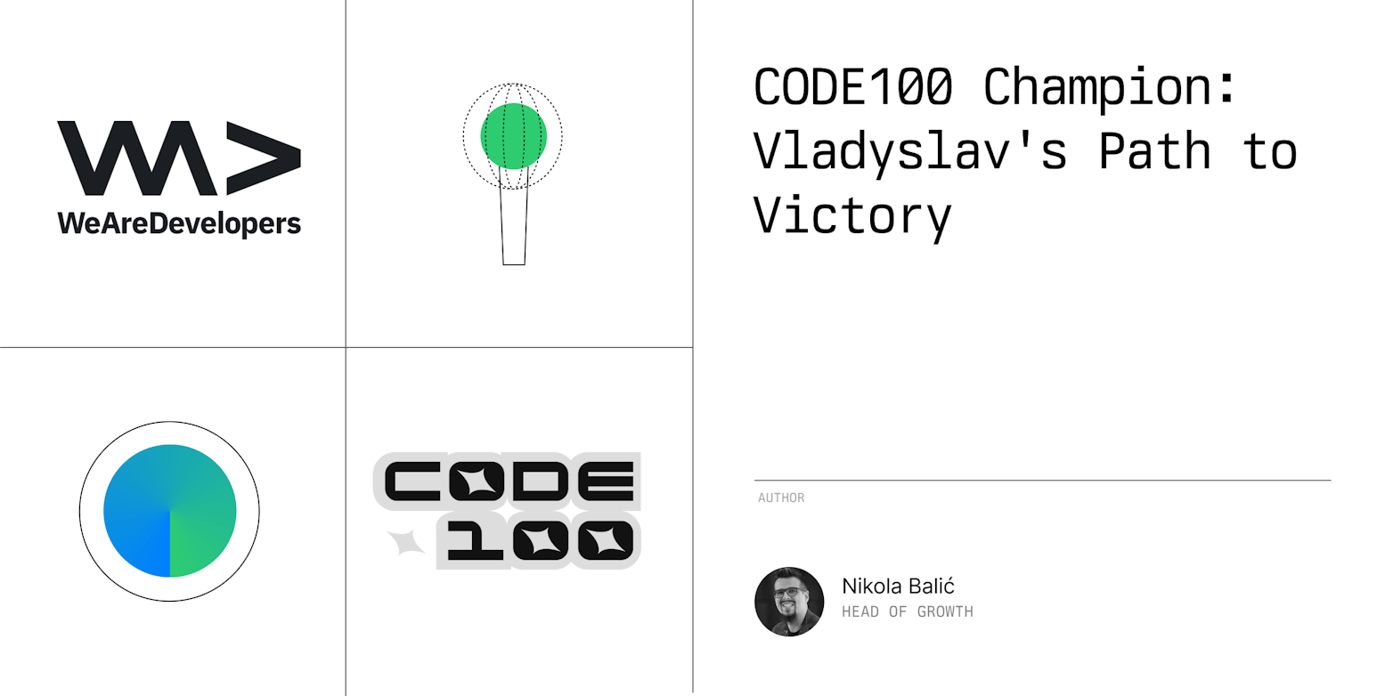CODE100 Champion: Vladyslav's Path to Victory