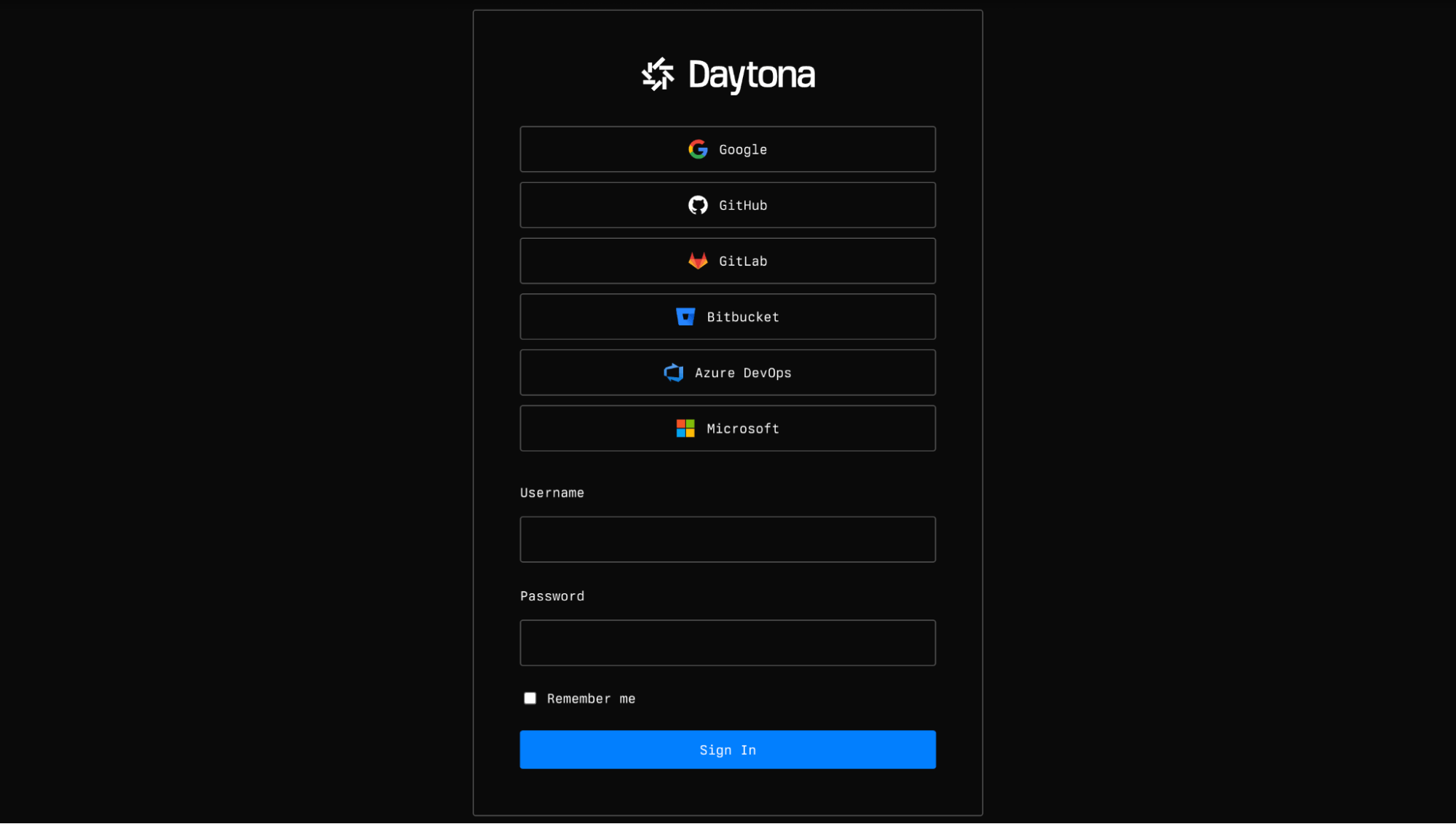 Identity Providers in Daytona Enterprise