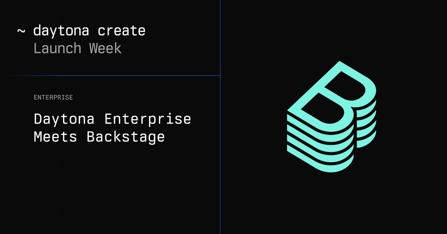Daytona Enterprise Meets Backstage