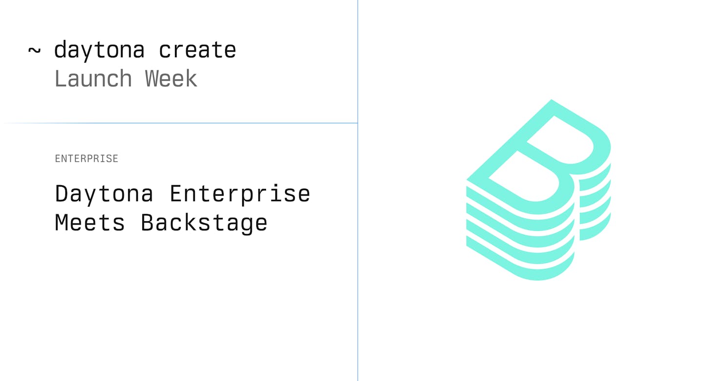 Daytona Enterprise Meets Backstage