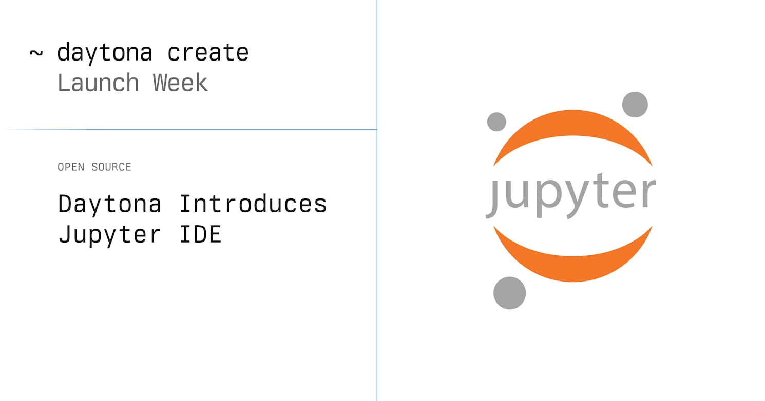 Empowering Data Scientists: Daytona Introduces Jupyter IDE