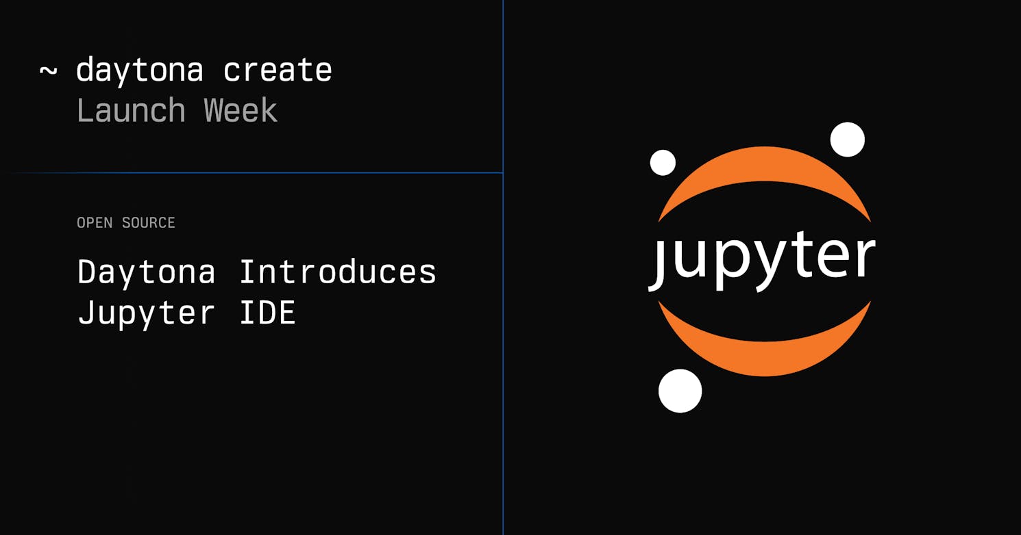 Empowering Data Scientists: Daytona Introduces Jupyter IDE