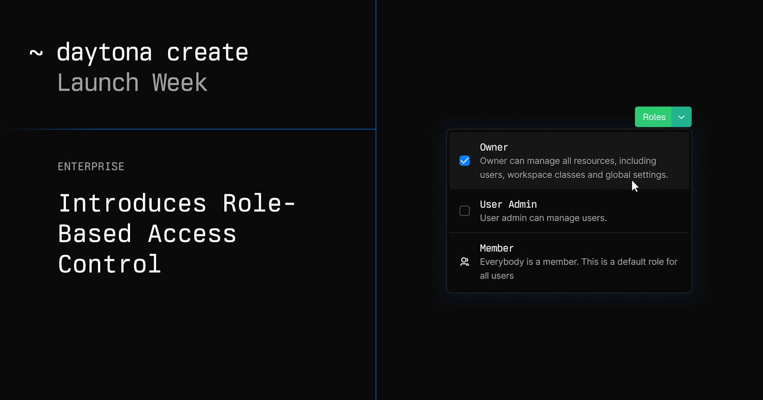 Daytona Enterprise Introduces Role-Based Access Control