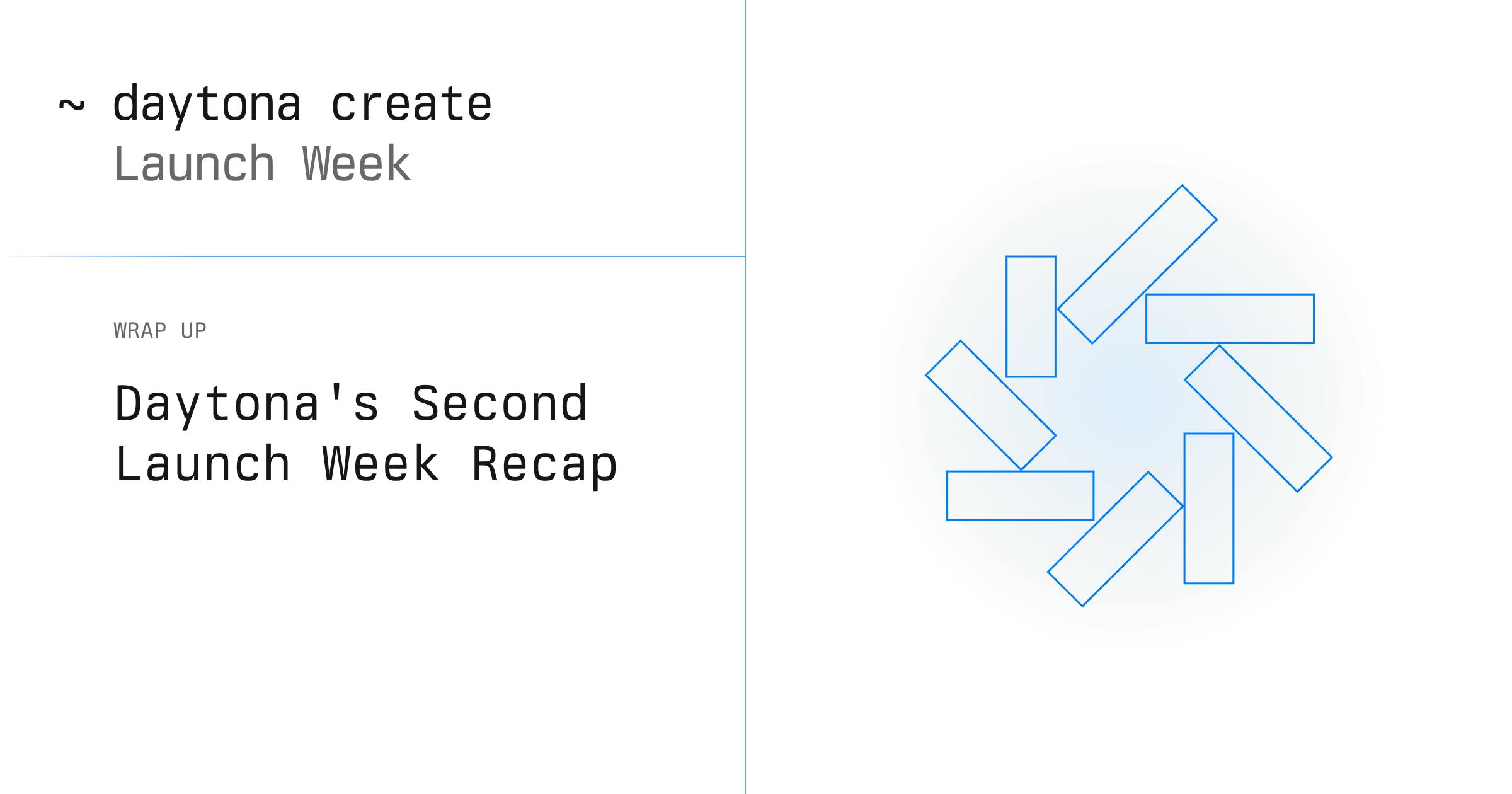 Daytona's Second Launch Week Recap