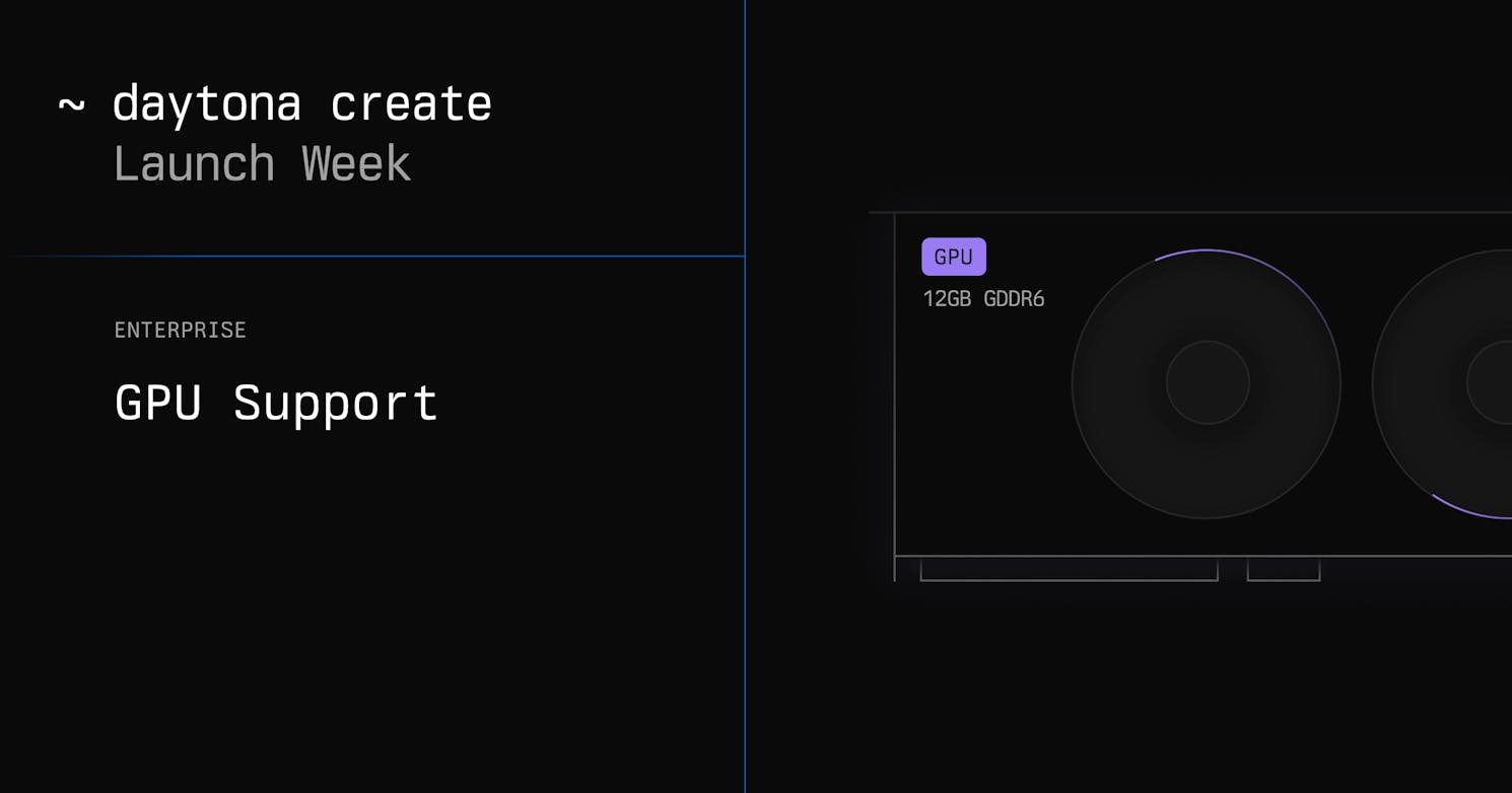 Daytona Enterprise Introduces GPU Support