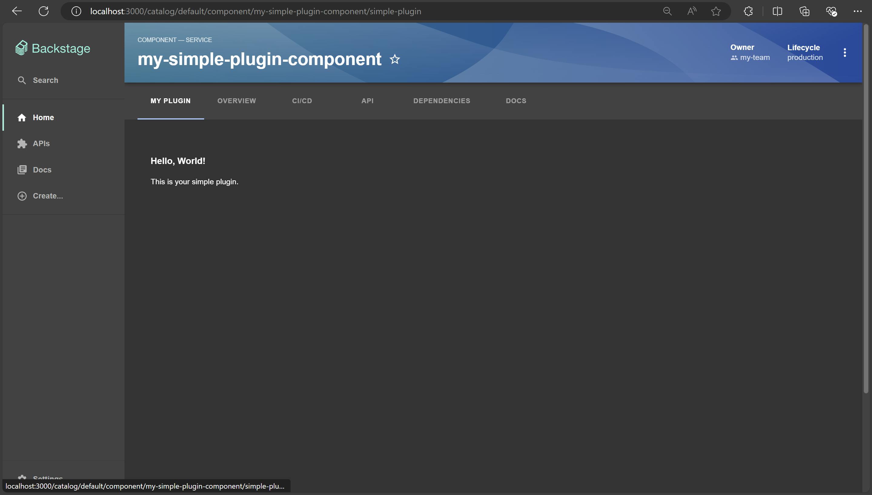 Backstage: your plugin’s UI