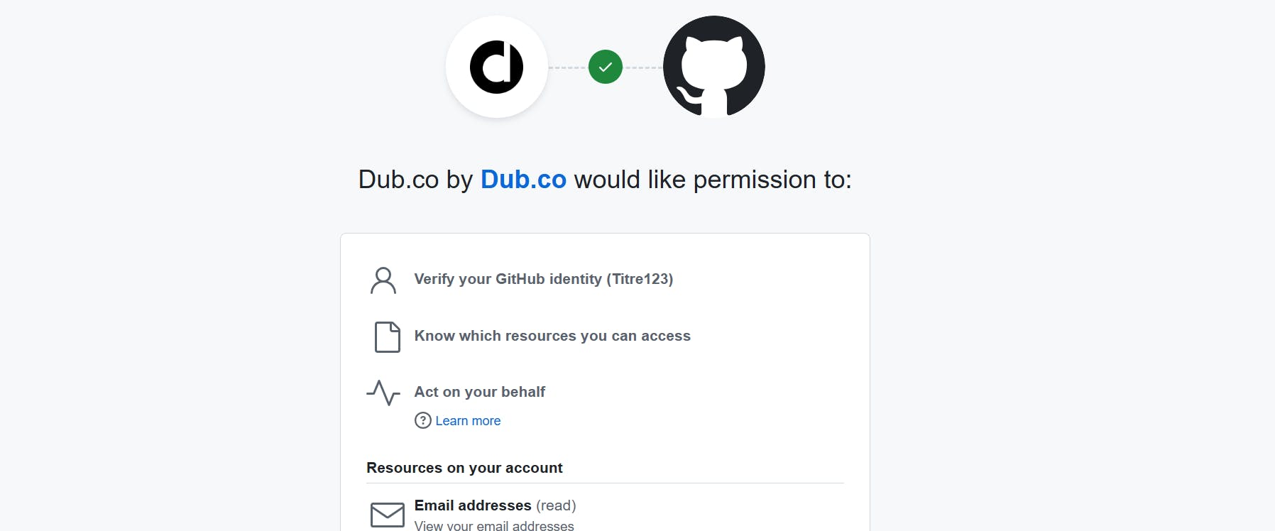 Authorize Dub.co