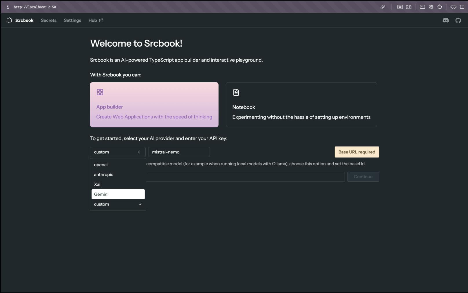 Adding API Key