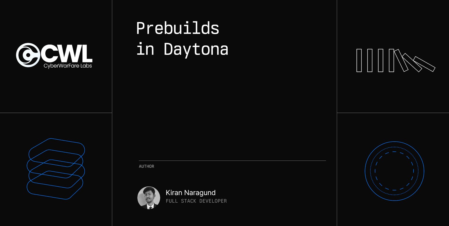 Prebuilds in Daytona