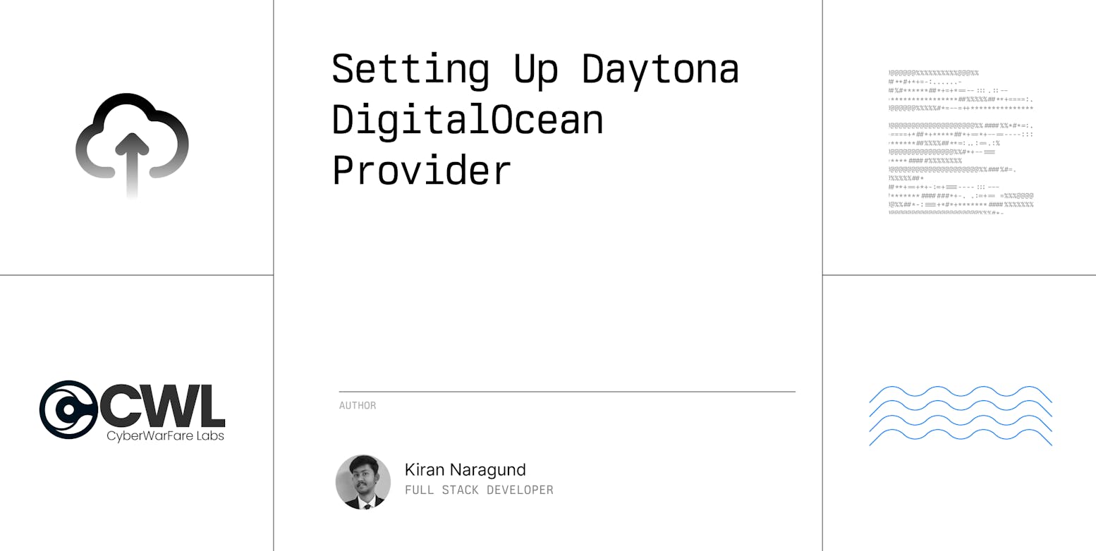 Setting Up Daytona DigitalOcean Provider