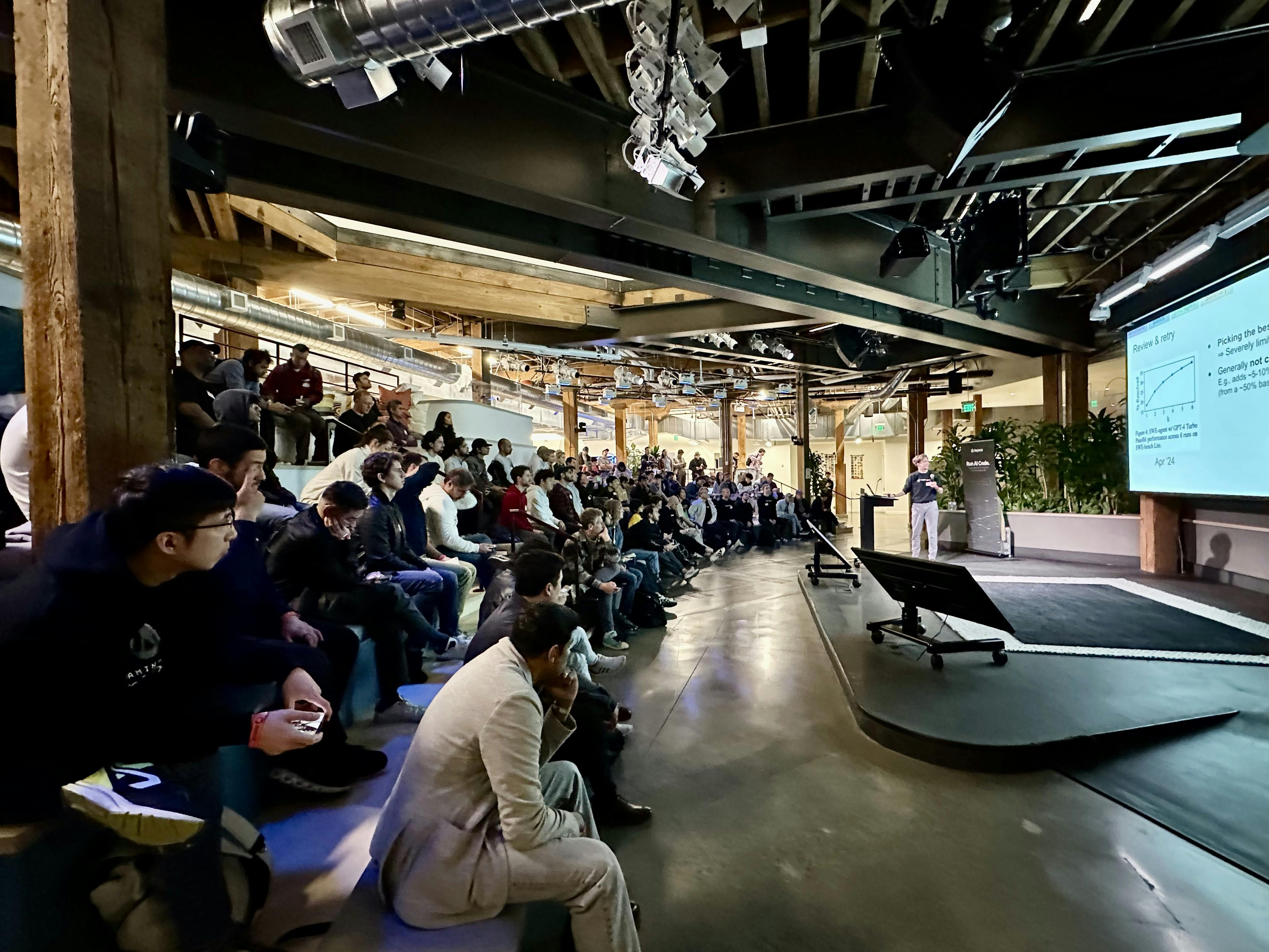Packed Daytona AI Builders in GitHub Office in San Francisco