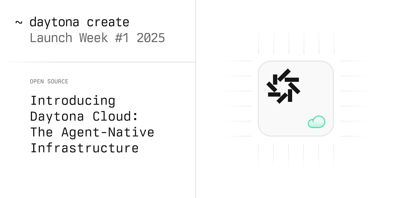 Introducing Daytona Cloud: The Agent-Native Infrastructure